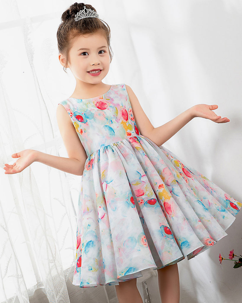 Flower Girl Dresses Birthday | Girl Princess Dress Wedding | Knee Length Dress  Girls - Flower Girl Dresses - Aliexpress